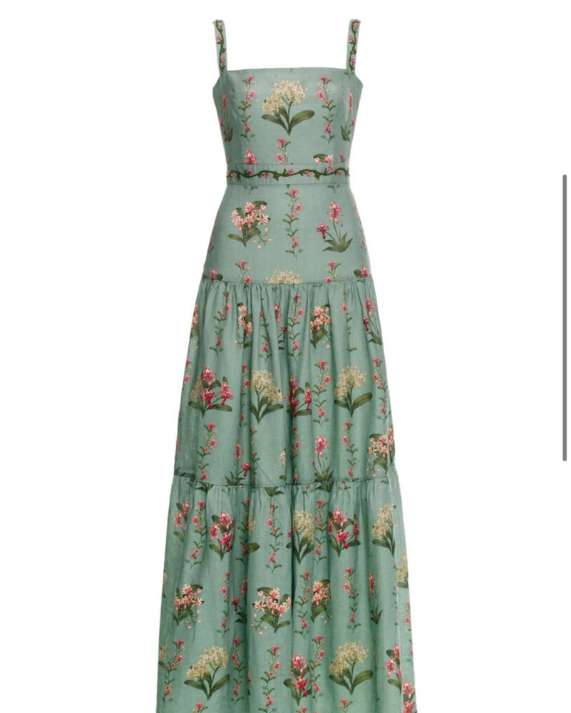 Agua Bendita Green Dress by Agua by Agua Bendita - Pickle