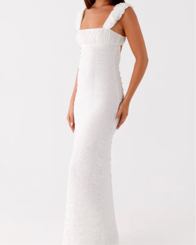 Peppermayo White Maxi Dress by Peppermayo - Pickle