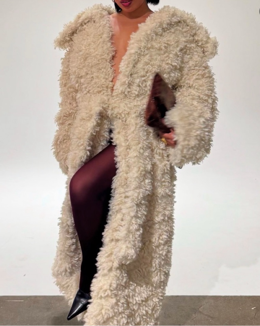 KHY faux Fur coat by KHY - Pickle