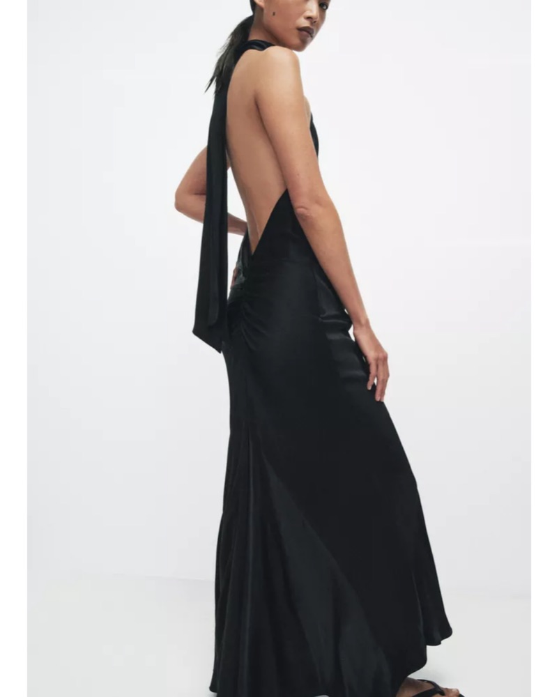 backless dress gold Golden Hour – SLEEK A Line Strapless Tiered Color:Platinum YGroup_susie-mini-dress
