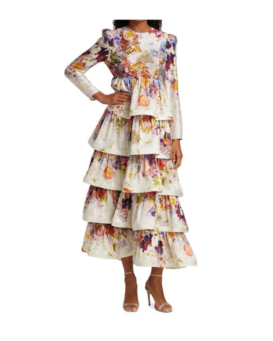 Zimmerman Floral Long Sleeve Dress by Zimmermann - Pickle