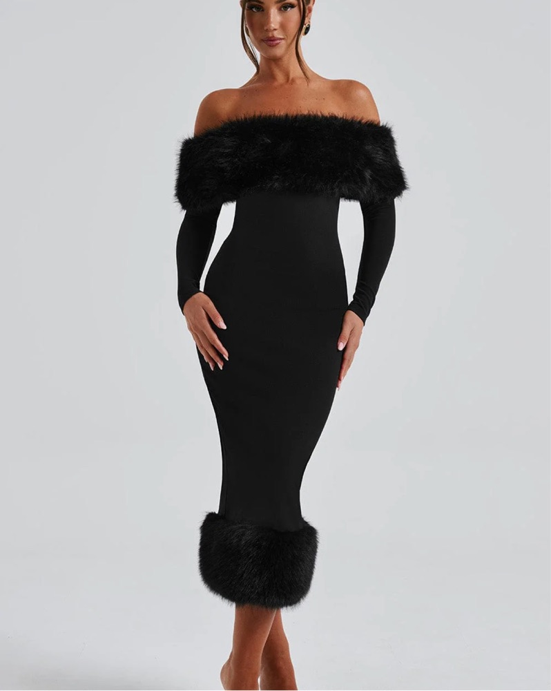 womens a line dresses Black A-Line Belted Midi Dress Belarus_production neckline with sleeveless straps Women's Casual Daily Two Color:Anne Black