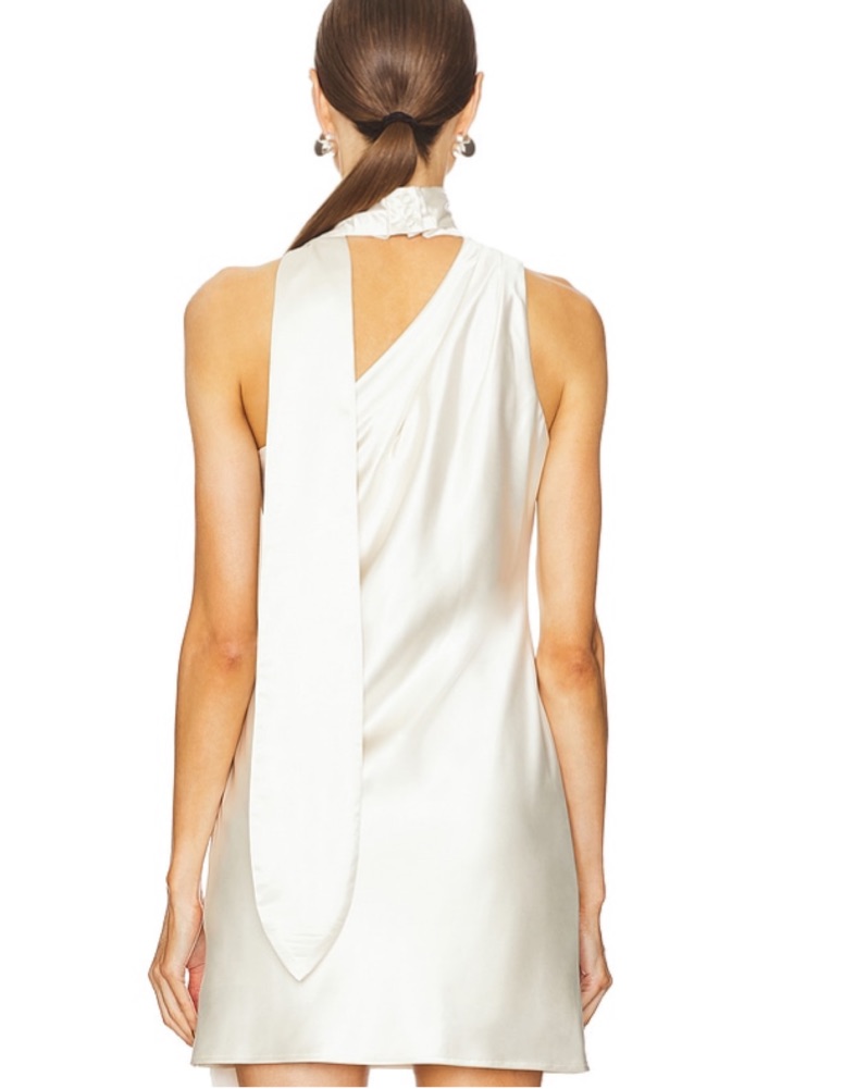 Line & Dot Gloss Scarf Mini Dress by Line & Dot - Pickle