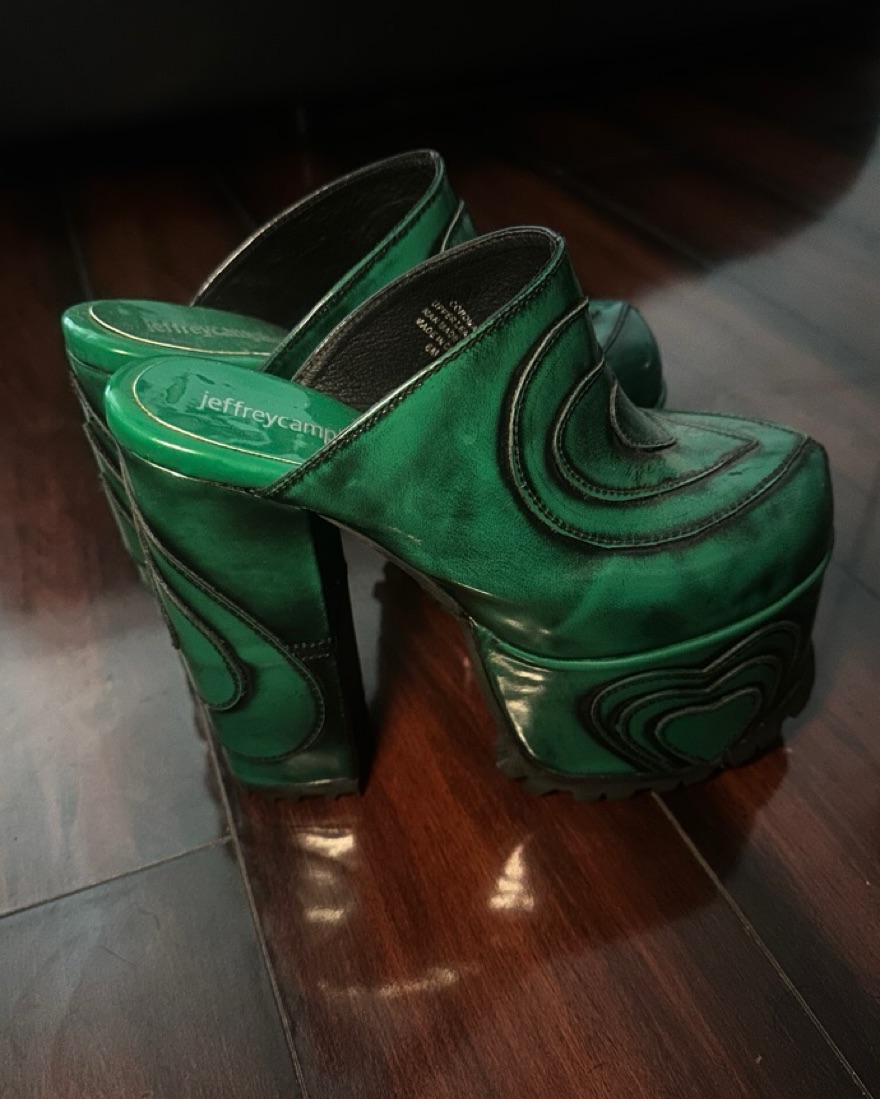 JEFFREY CAMPBELL CORONARY Mules by Jeffrey Campbell - Pickle