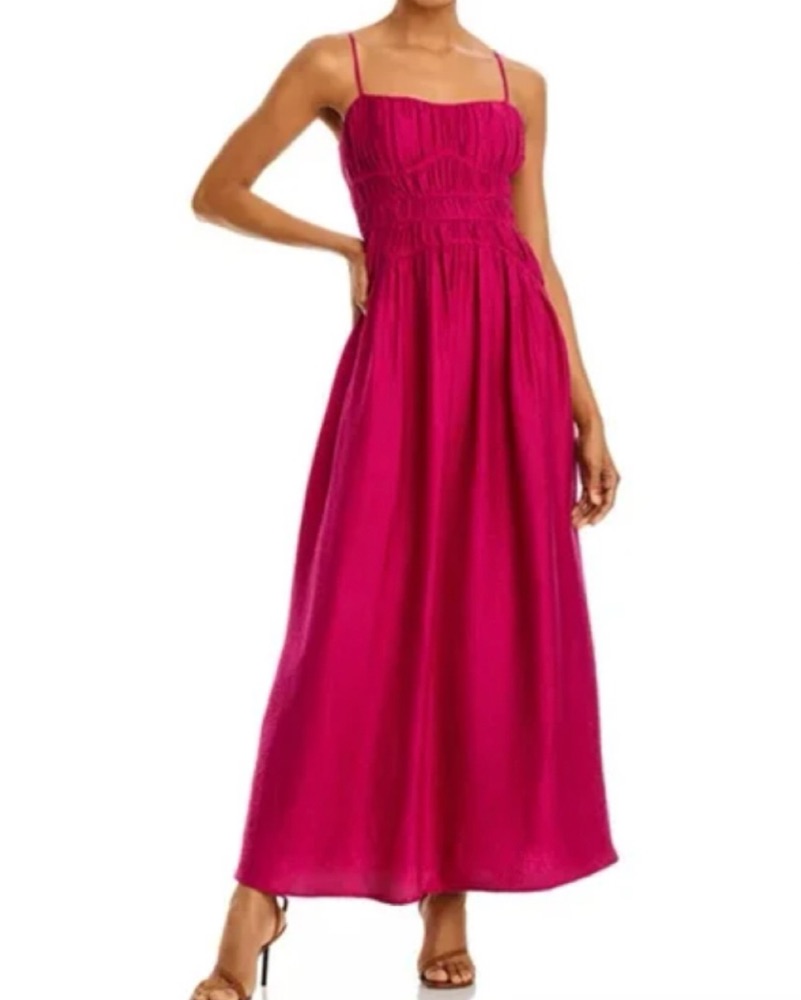 Aqua Pink Crinkle Dress by Aqua - Pickle
