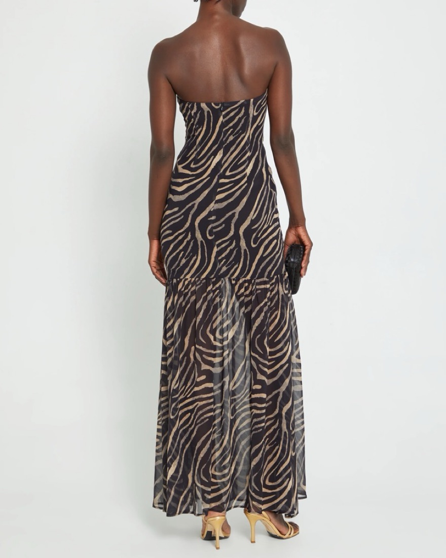 Zebra Print Few Moda Delaney Dress by Few Moda - Pickle