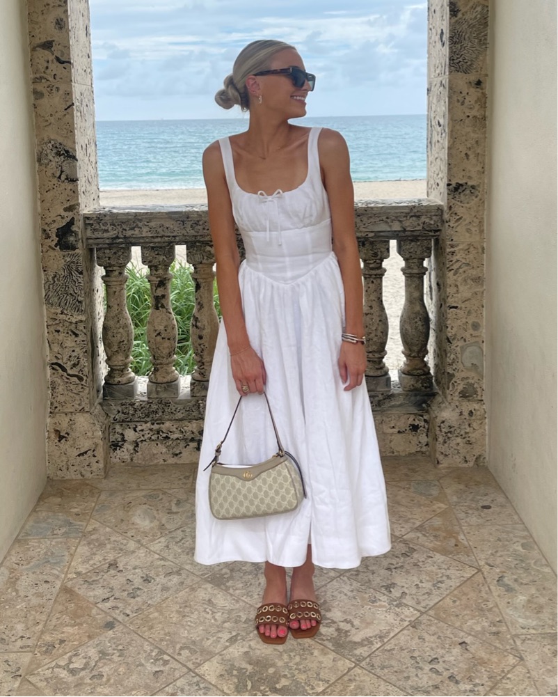 reformation balia linen dress by Reformation - Pickle