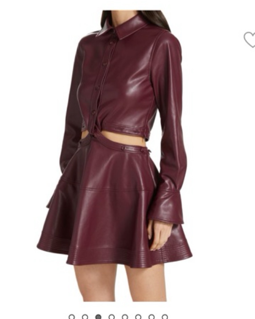 Simkhai vegan leather dress by Jonathan Simkhai - Pickle