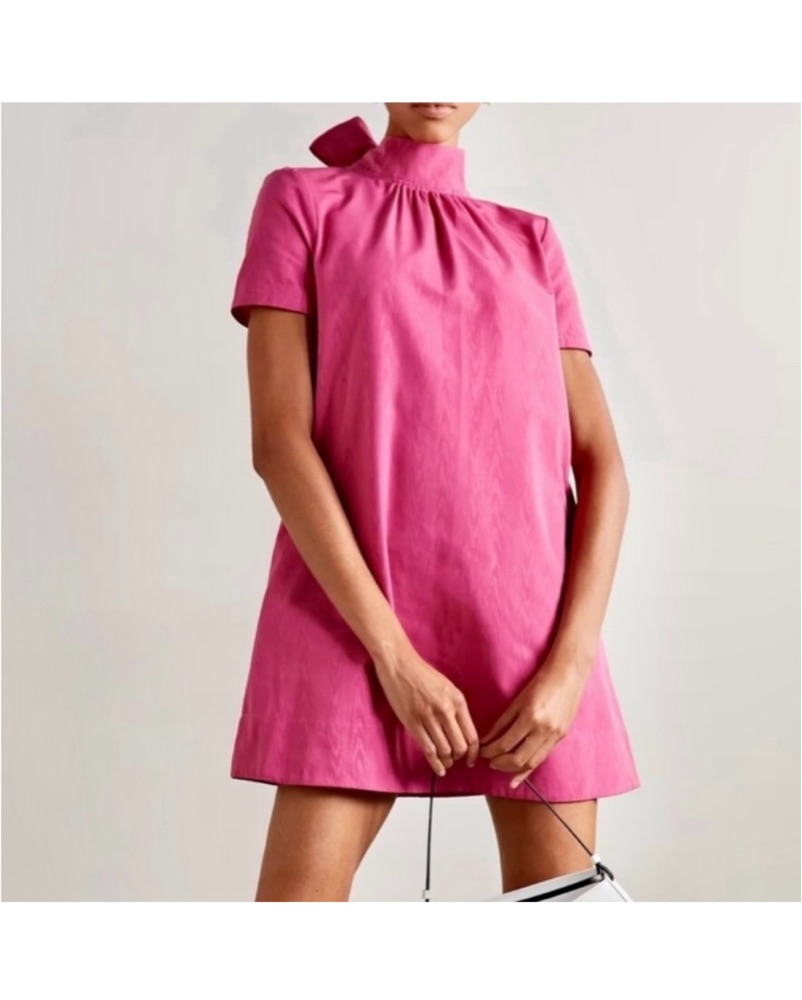 staud ilana dress pink STAUD Ilana Dress
