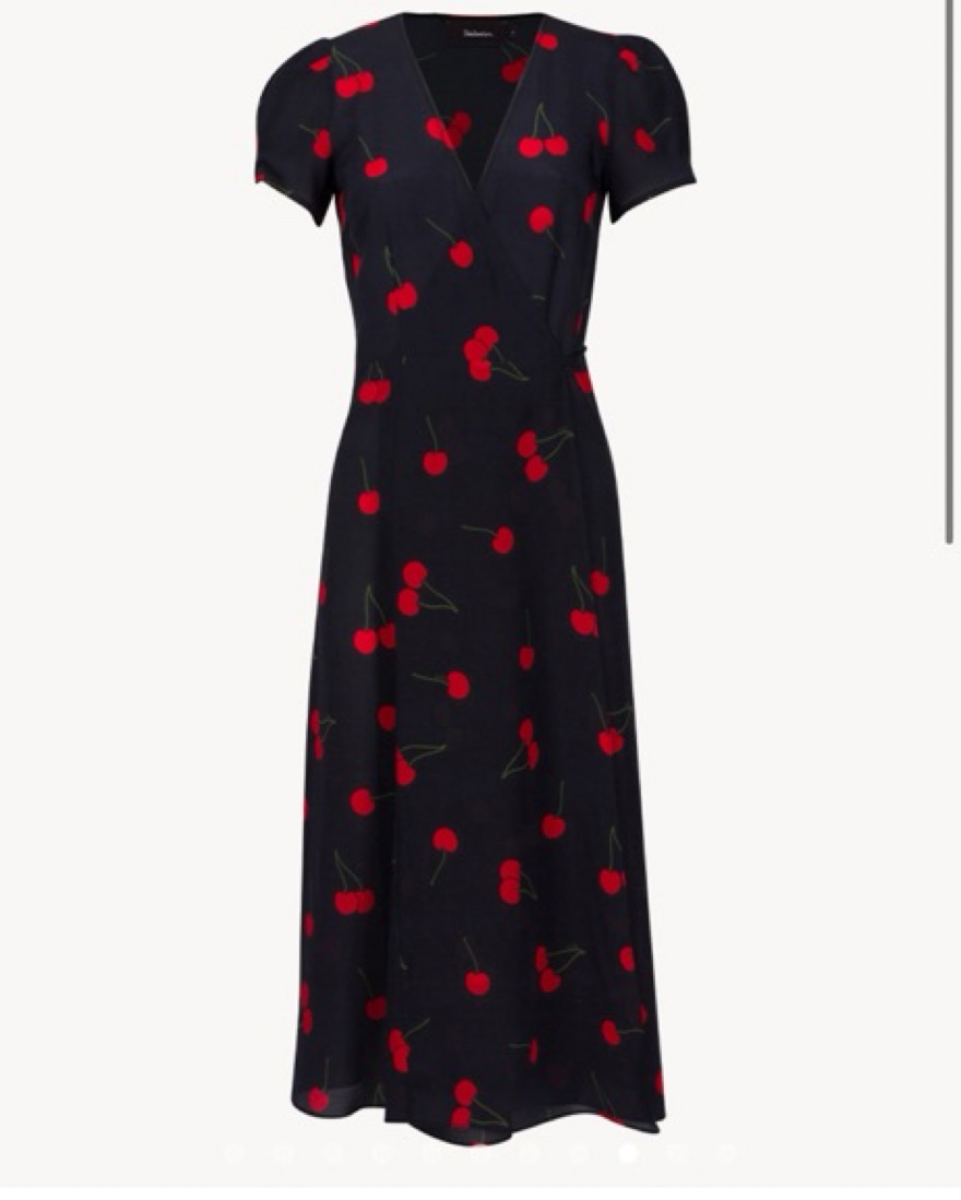 Realisation Par Cherry Wrap Dress by Realisation Par - Pickle