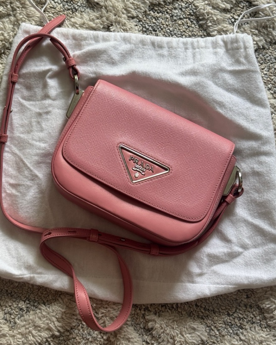 ハンドバッグ Prada Pink leather handbag Prada Pink Leather Handbag ref.1611416 - Joli Closet