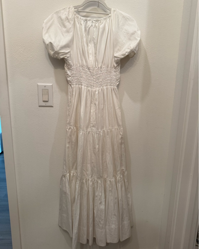 La Ligne White Maxi Dress by La Ligne - Pickle