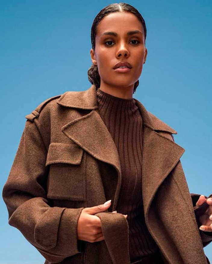 Cult Gaia X Gap Trench Coat by Cult Gaia - Pickle