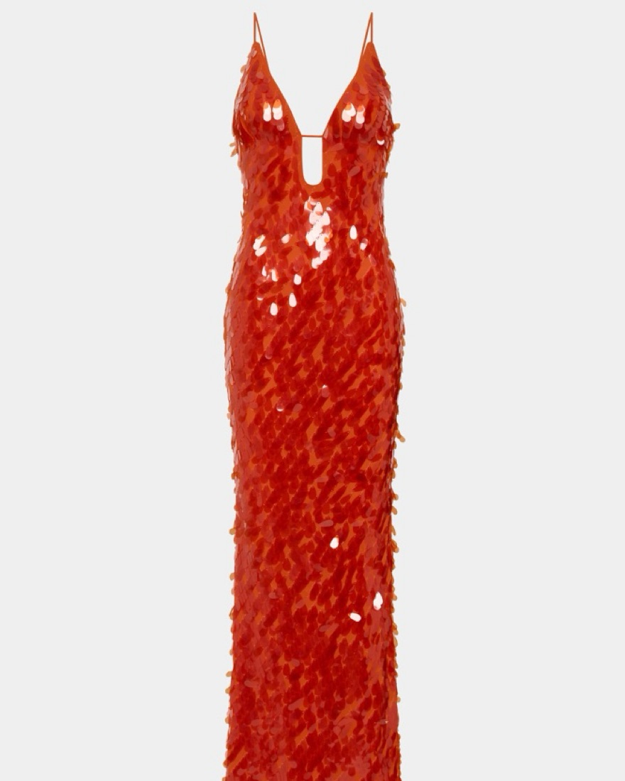 misha sapphire sequin maxi dress MISHA | THE Sapphire Sequin Dress