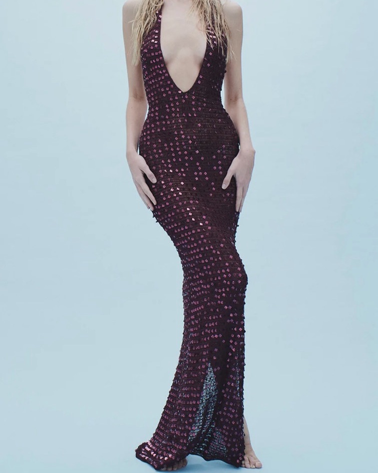 aya muse burgundy dress Aya Muse Burgundy Wisp Maxi Dress