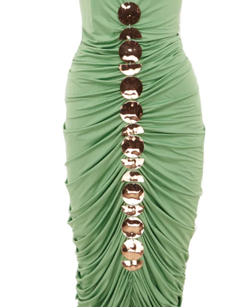 Cult Gaia Jalina Dress Meadow Green by Cult Gaia - Pickle