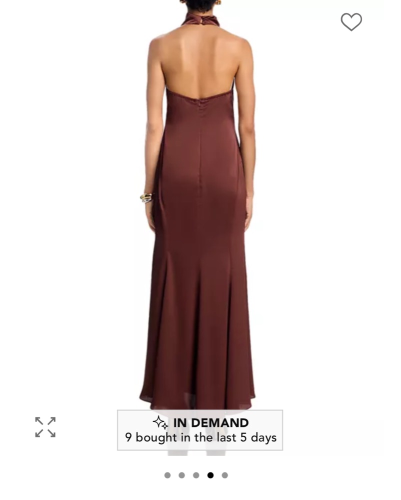 brown tank midi dress Brown And Beige Stripe V-Neck Tank Midi Dress