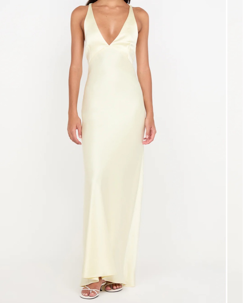 Bec + Bridge The Dreamer V Neck Dresss by Bec + Bridge - Pickle