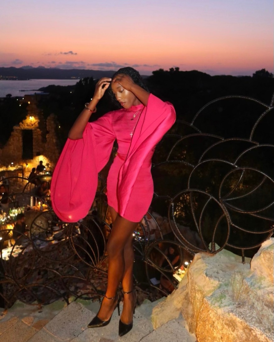 hot pink strapless short dress Beautiful Essence Dress Pink / M main image 1