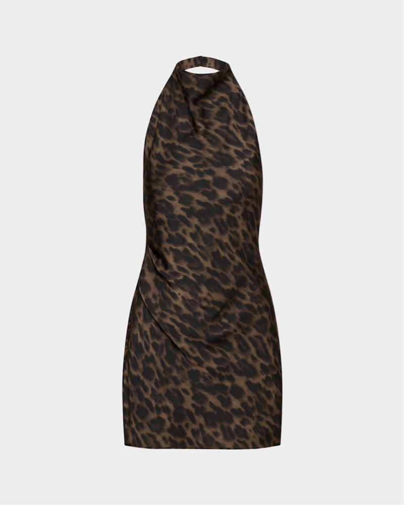 Aritzia Audience Satin Mini Dress by Aritzia - Pickle