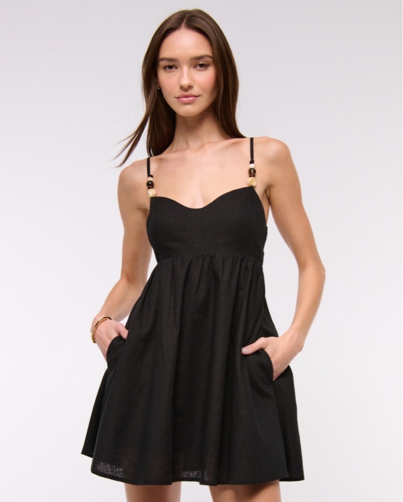 Chic Black Mini Dress by Abercrombie and Fitch - Pickle