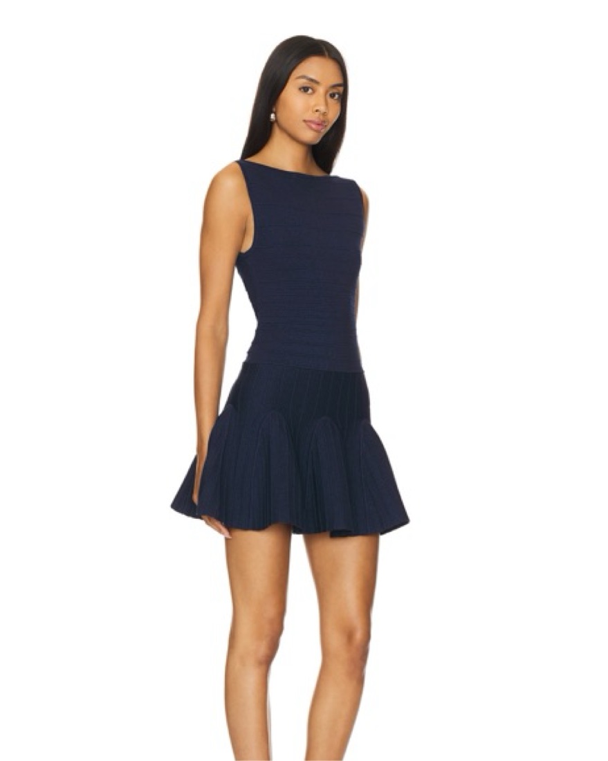 Retrofete Audrina Drop Waist Knit Dress by Retrofete - Pickle