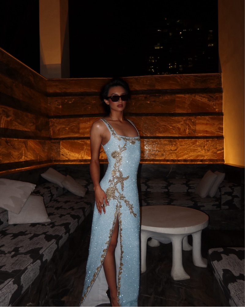 Clio Peppiatt | Asterias Dress by Clio Peppiatt - Pickle