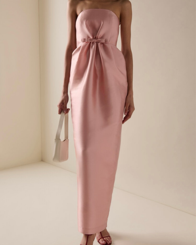 Bernadette Lennette Satin Maxi Dress 34 by BERNADETTE - Pickle