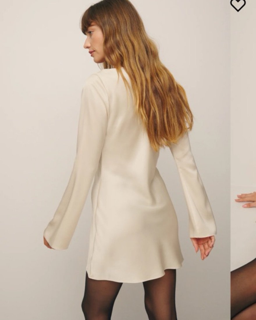 Reformation パイクサテンドレス Reformation Pike Satin Dress | Pickle