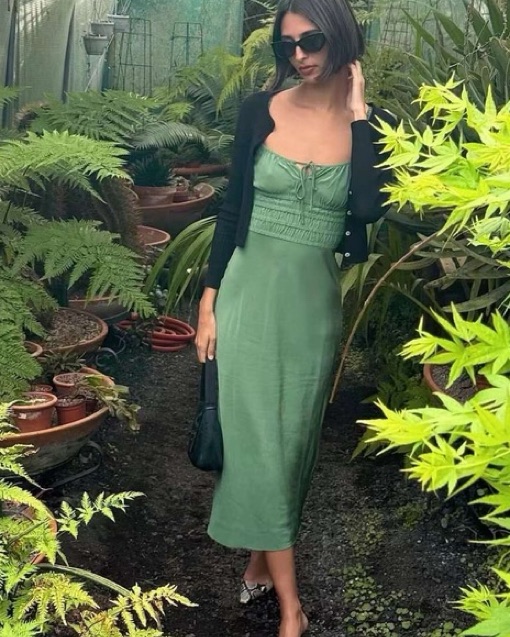 realisation par dress green Realisation Par Aqua Dress – Irene Buffa main image 1