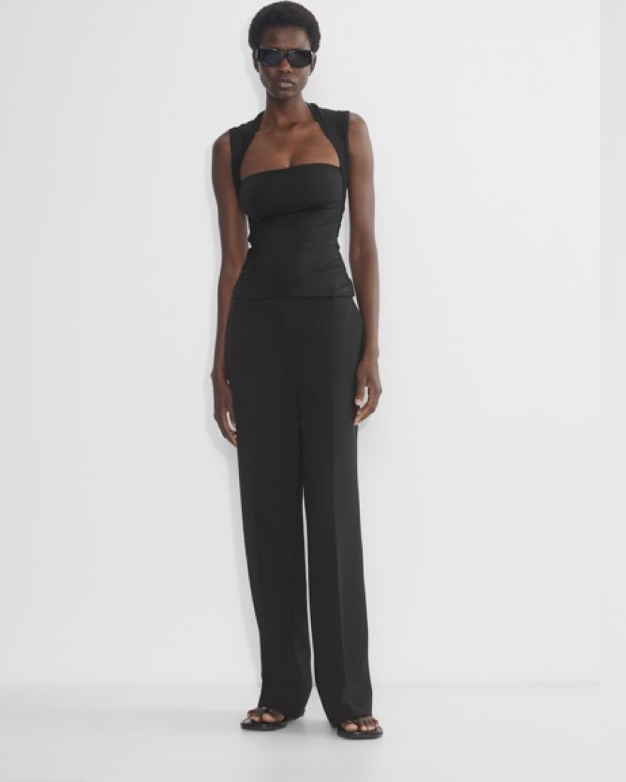 Aritzia Black Contour Flourish top by Aritzia - Pickle
