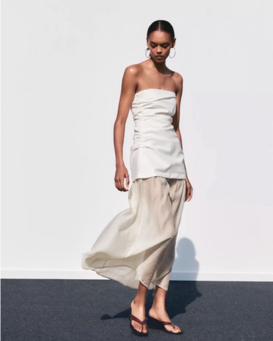 Sold Out Zara Strapless Dress | Pickle