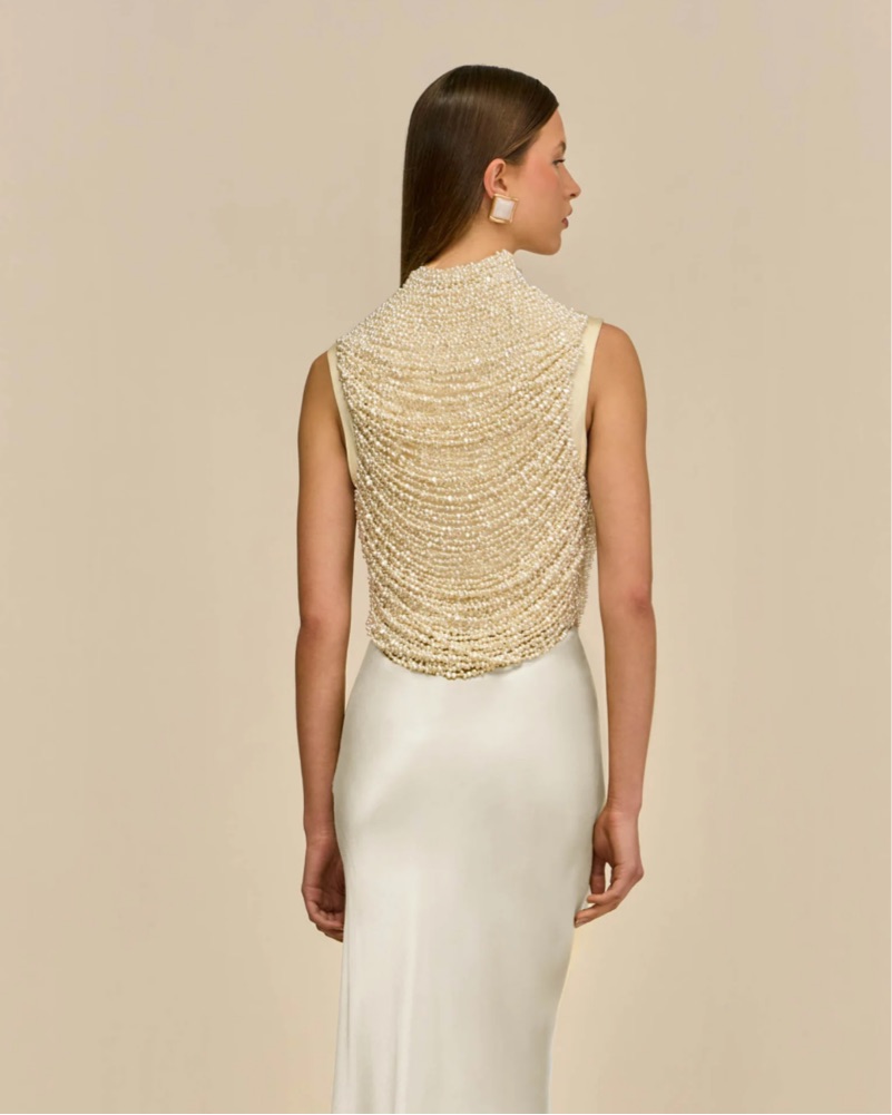 Taraji Top Pearl - S by Cult Gaia - Pickle
