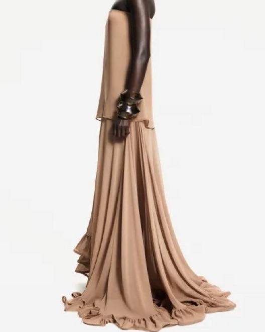 H&M Edition: Voluminous Bandeau Dress by H&M - Pickle