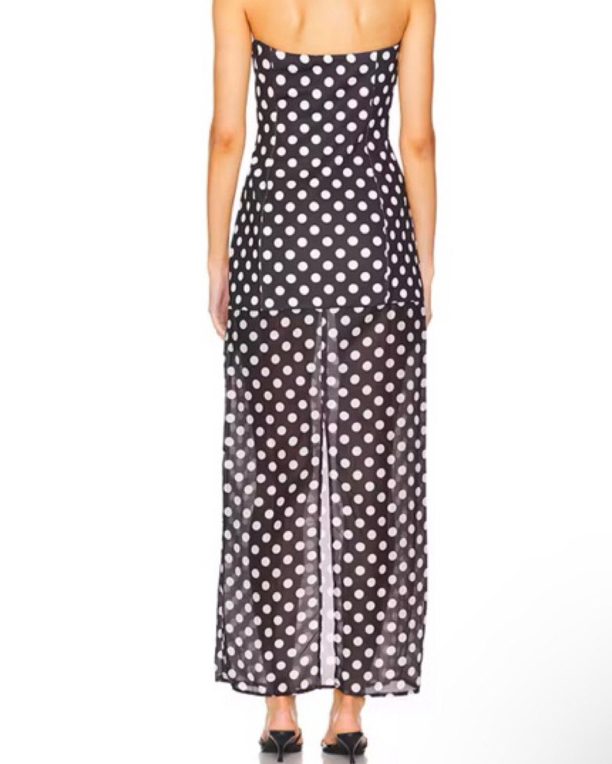 SNDYS Black And White Polka Dot Dress | Pickle