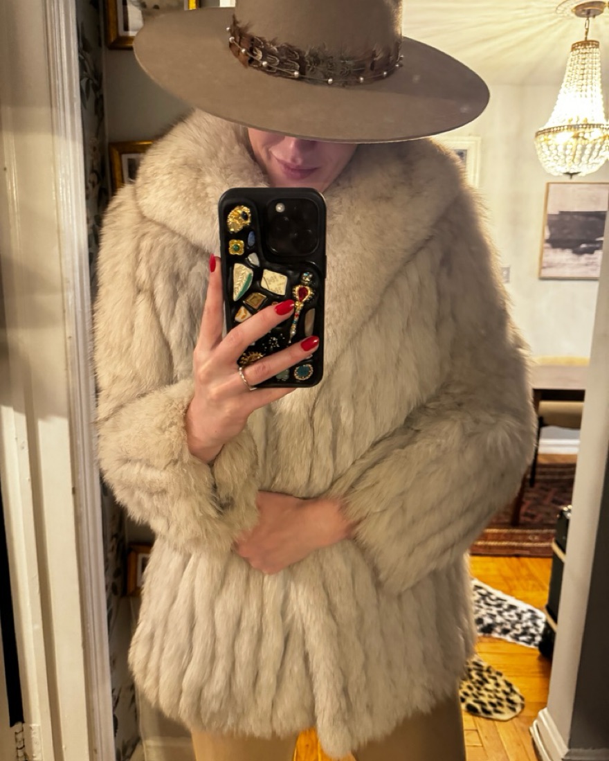 Luxurious Fox Fur Jacket by Jacques Aran by Jacques Aran - Pickle