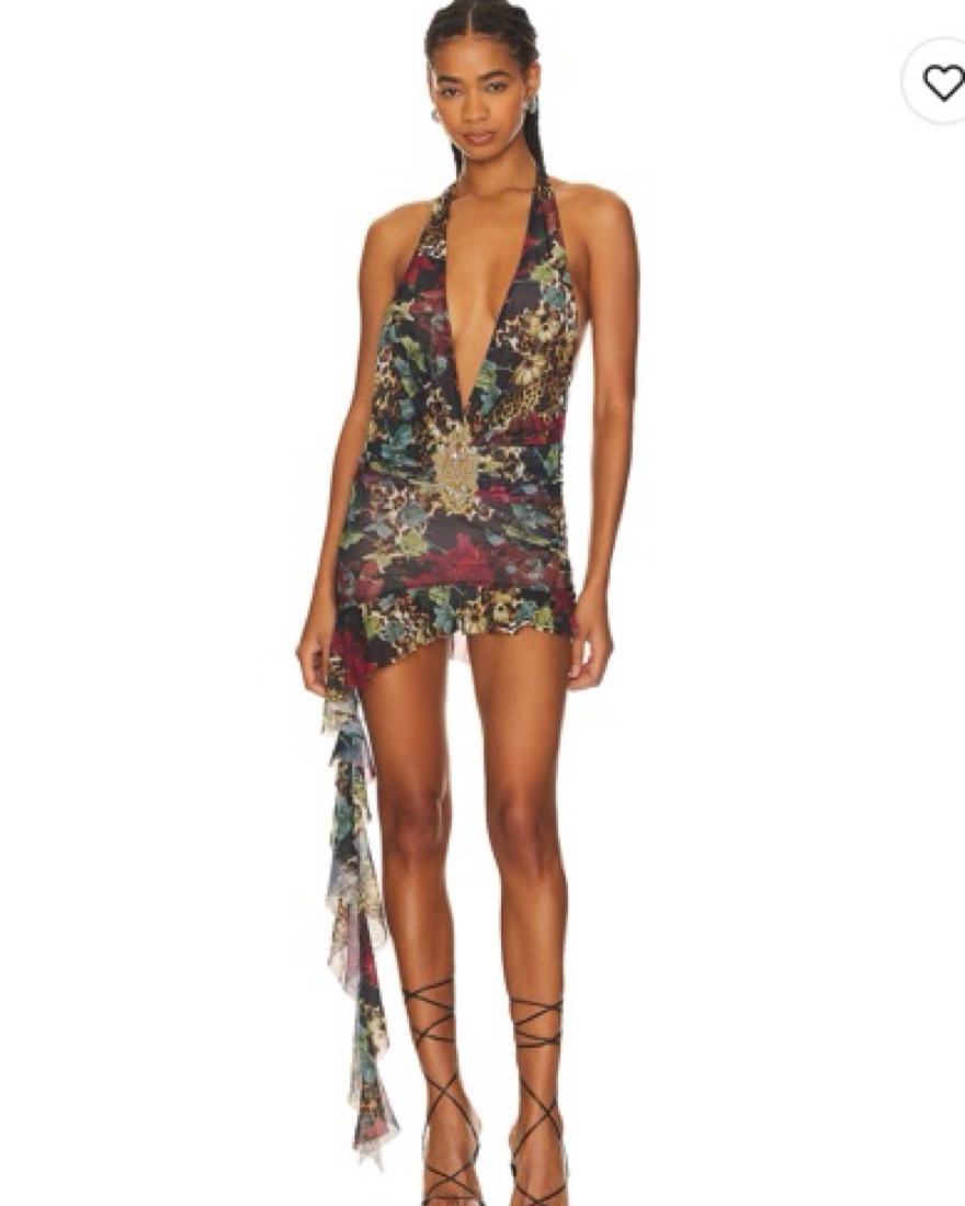 スカート Jaded London Mini dress Shop Cindy Plunge Mini Dress | Jaded London | Clothing