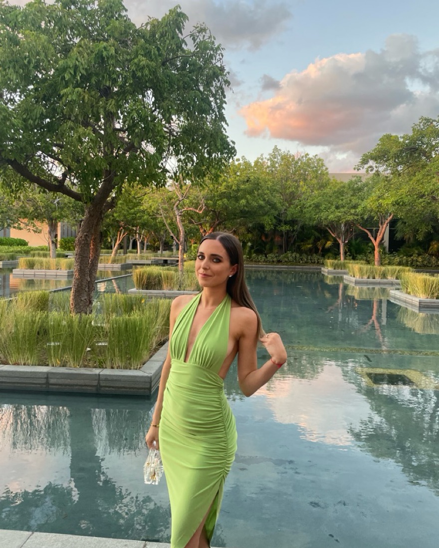 パーティードレス NORMA KAMALI KK1233 PL667 968 Dresses Green DIANA DRESS – Neon Green – Norma Kamali