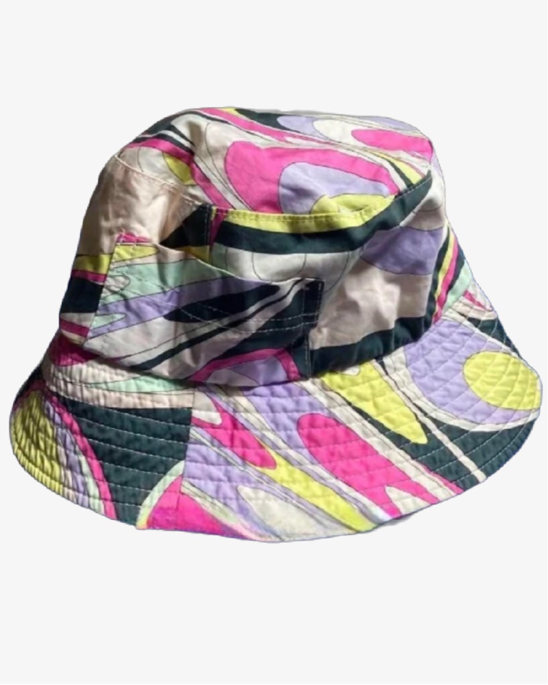 帽子 EMILIO PUCCI VINTAGE ABSTRACT PADDED CAP EMILIO PUCCI VINTAGE ABSTRACT PADDED CAP