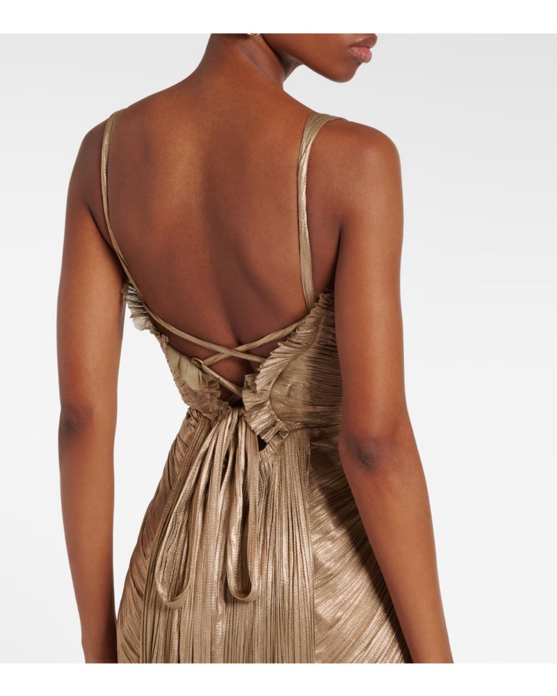 Maria Lucia Hohan Noemie Gown Gold by Maria Lucia Hohan - Pickle