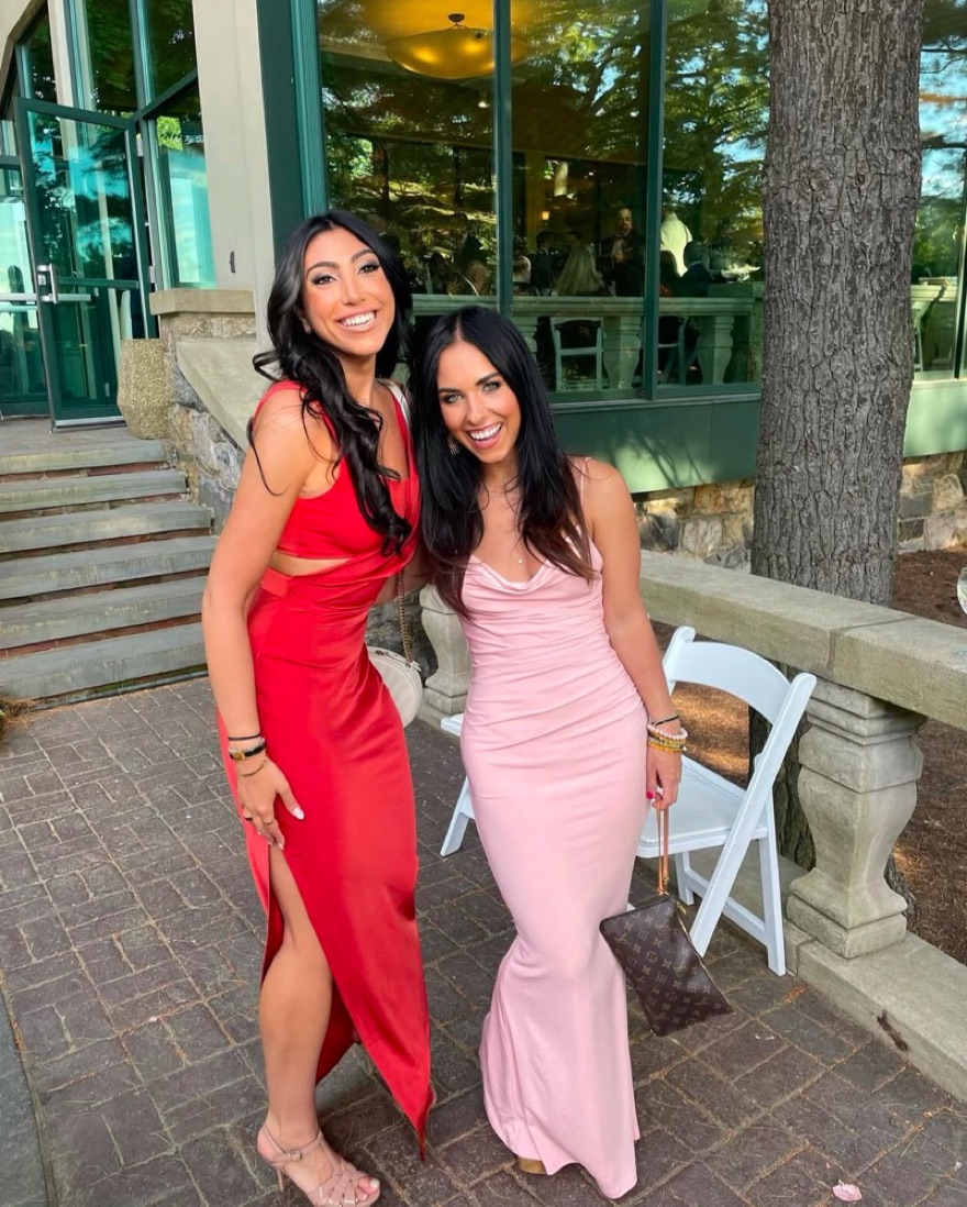katie may dresses Dark Red A Line Satin High Slit Long Burgundy Prom Dresses Evening Gow –  Siaoryne main image 0