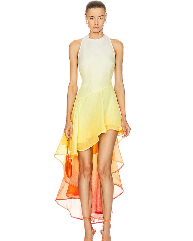 ZIMMERMANN Yellow & Orange Dress by Zimmermann - Pickle