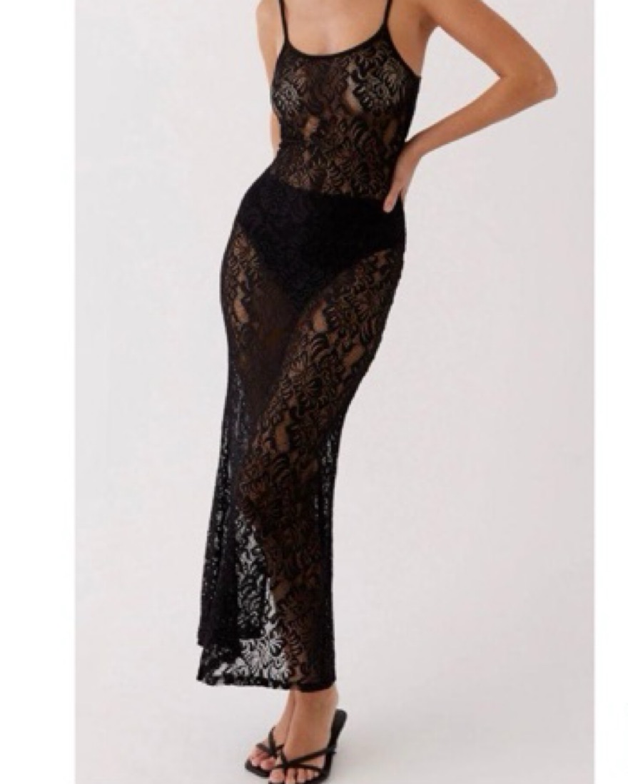 Peppermayo Black Lace Dress by Peppermayo - Pickle