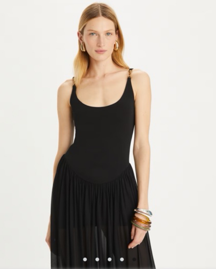 Tory Burch jersey Clip Tank Dress by Tory Burch - Pickle