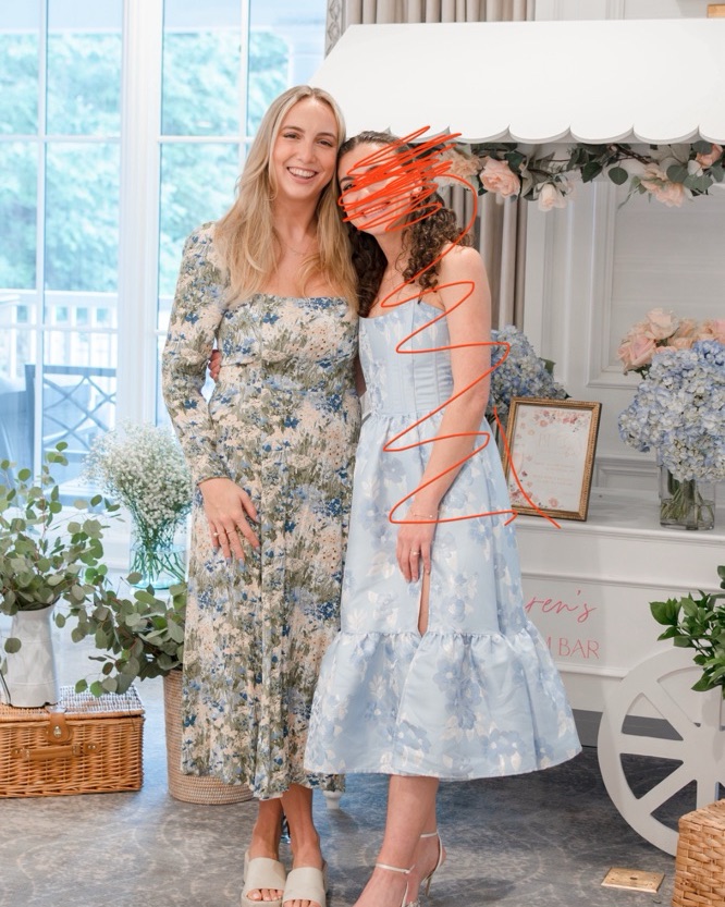Blue Green Floral Reformation Dress by Reformation - Pickle