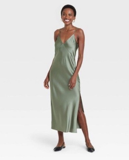 silky slip dress Long Slip Dress – Leafy Natural Couture