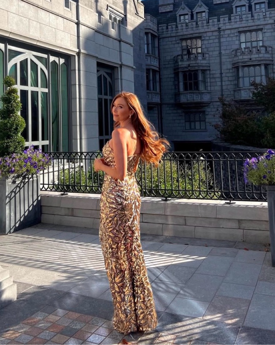Milly Gold Sequin Strapless Dress by Milly - Pickle