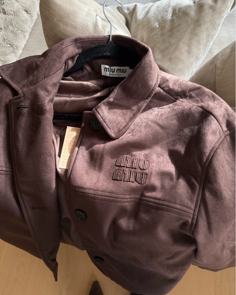 Miu Miu Brown Jacket Dupe by Miu Miu - Pickle