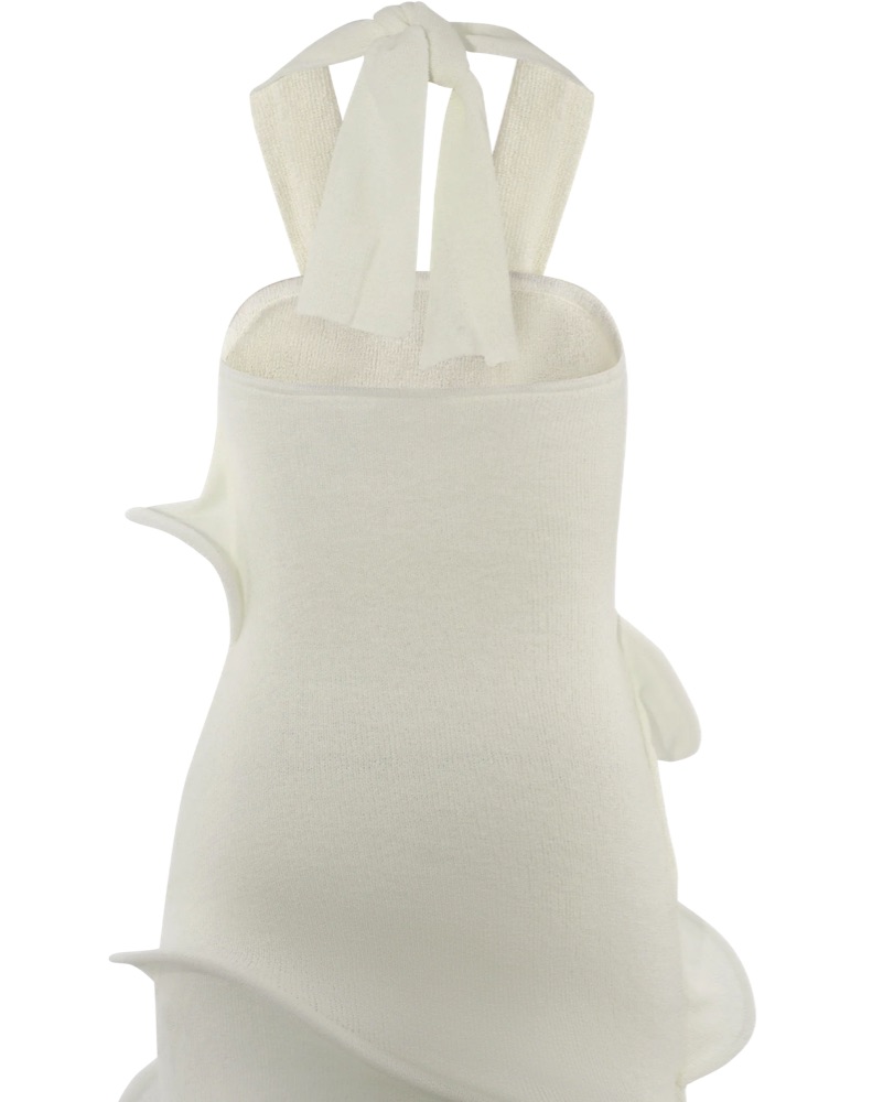 halter white cocktail dress Show Me Your Mumu Jasmine Halter Mini Dress in Ivory