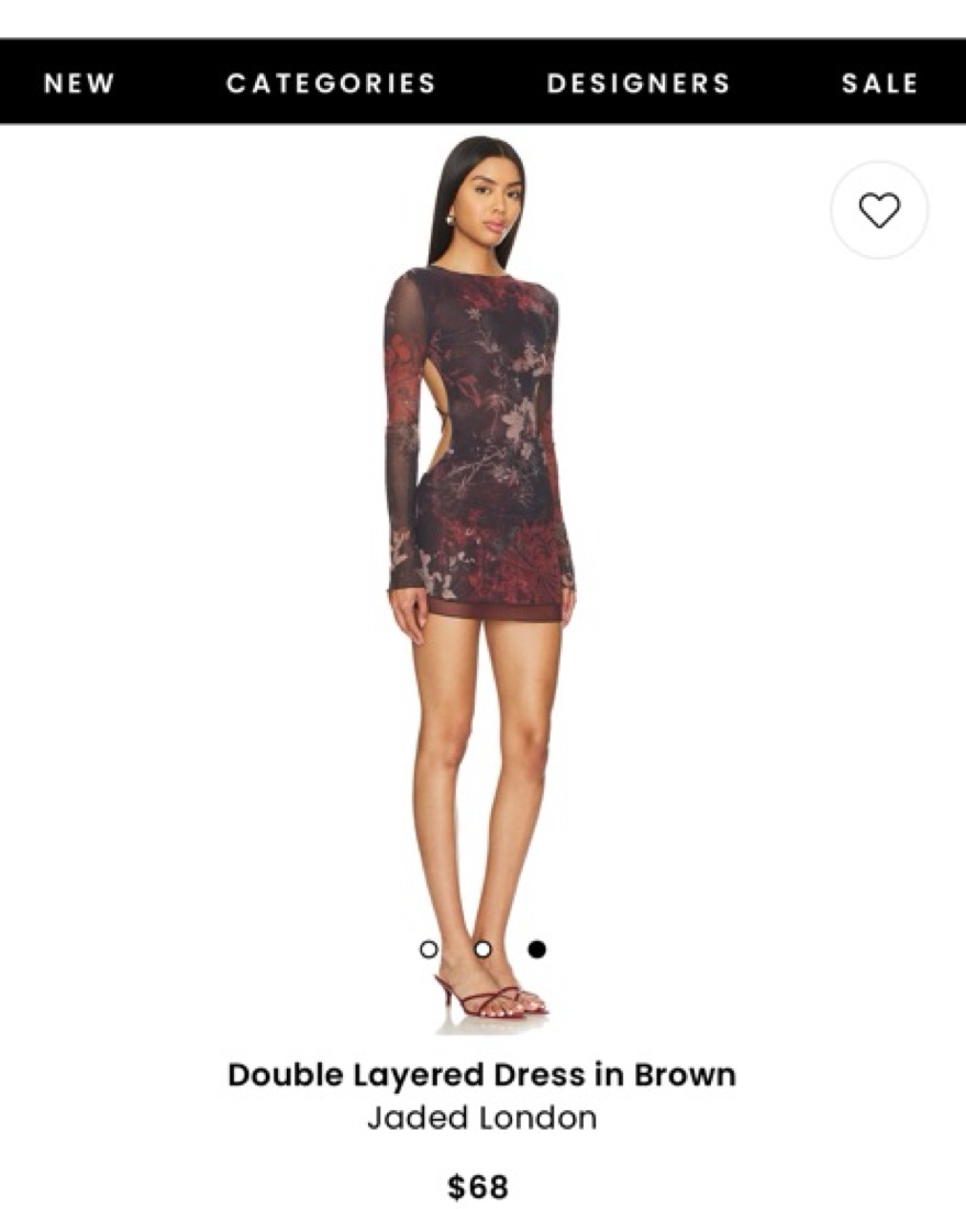 jaded london brown mesh dress Jaded London Maxi Dress in Brown